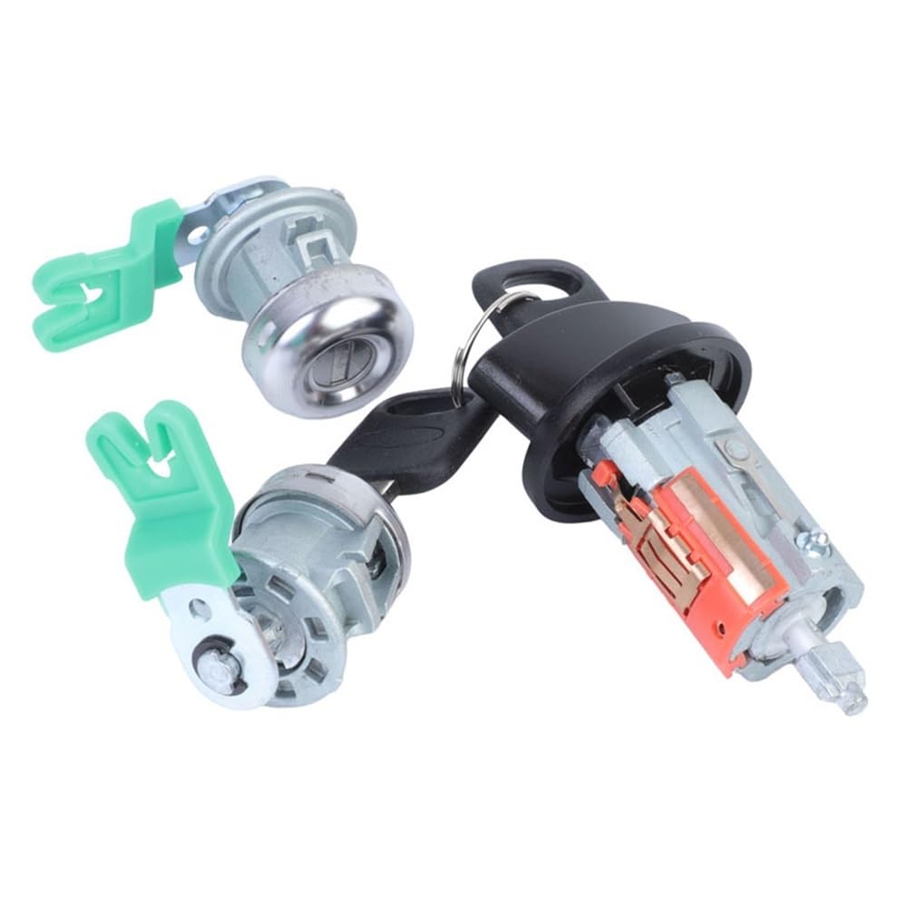 Hzsmyxgs One Color Car Lock Barrel F85z-11582-Aa F85z11582aa Compatible With Freestar For Mustang For Ranger Car Ignition Barrel Door Lock Cylinder With 2 Keys(Set B)