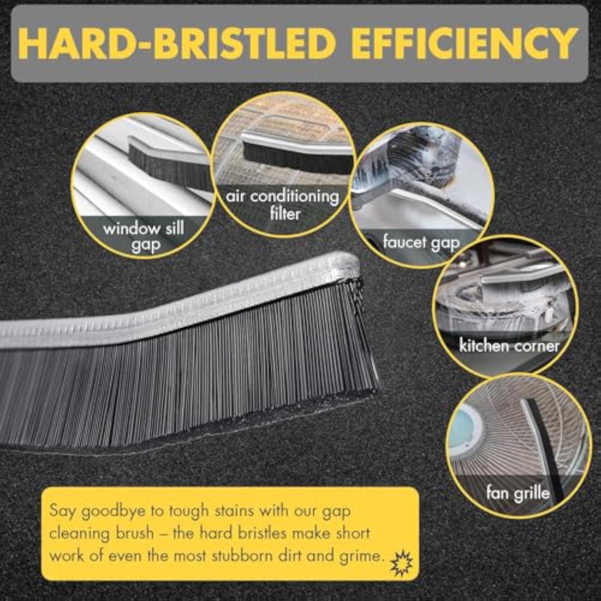 Hard Bristle Cleaning Brush Cloud, Pack of 2