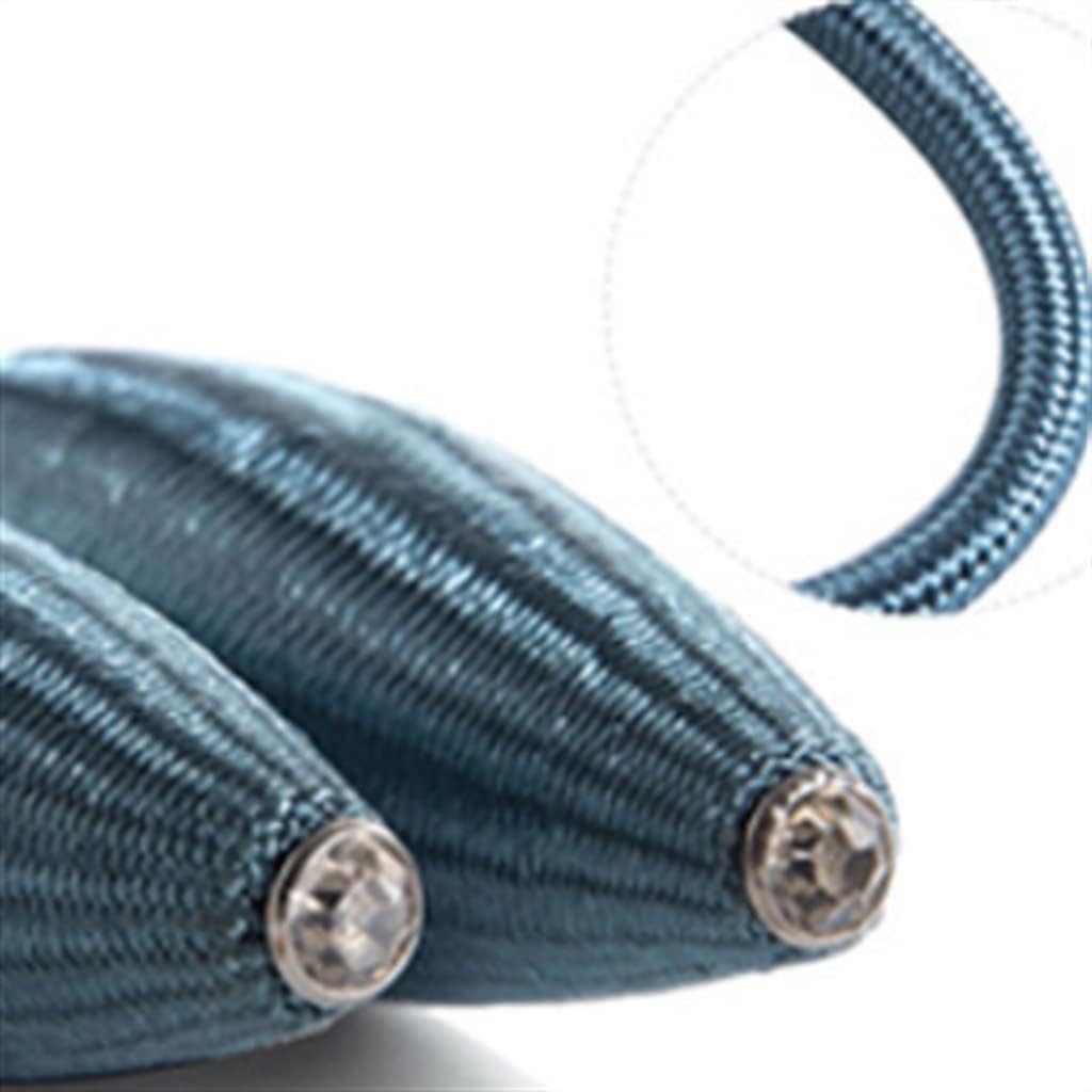 FMURY 2 Pack Magnetic Curtain Clip Curtain Holder Strap Buckle Clip Home Decor Hanging Ball Buckle Strap(Black)