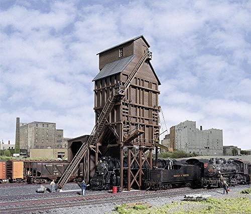 Walthers Cornerstone Series Kit HO Scale "Wood" Coaling Tower, 8, Grey image 2