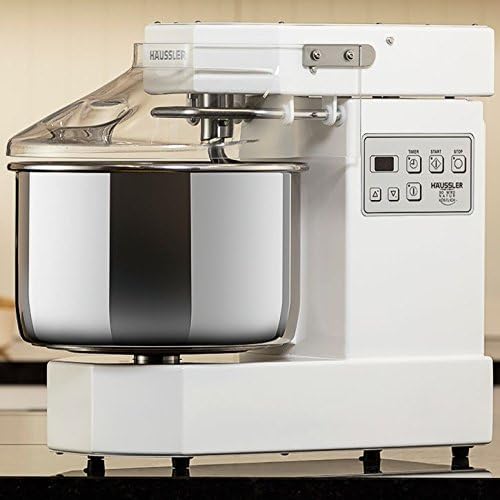 Häussler Alpha Spiral Dough Mixer, White, 9 Quart