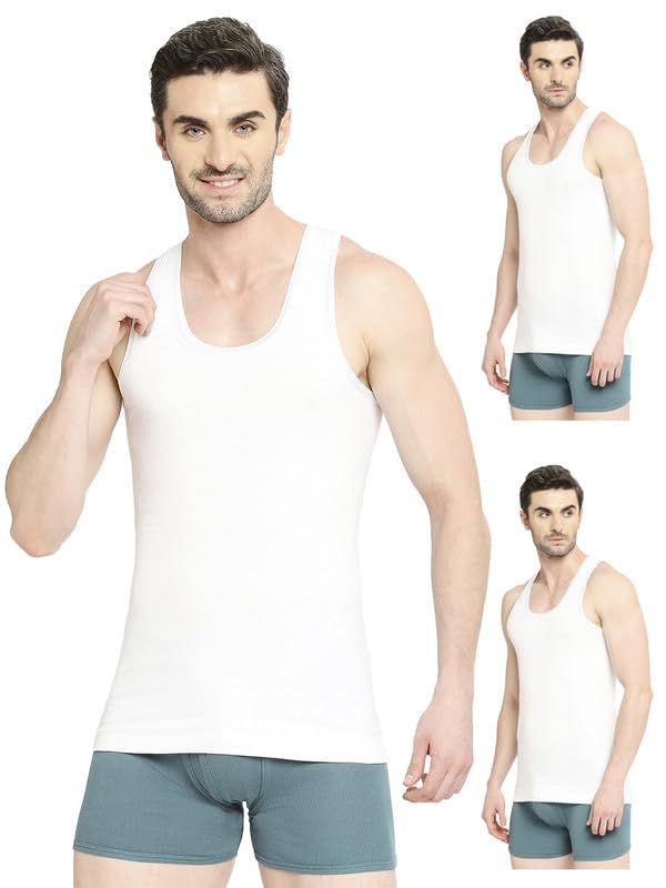 vip Nawab Men's Regular Fit Premium Cotton Vest |Extended Length for Easy Tuck (Combo Pack)-picture-17
