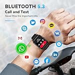 Smart Watch for Men(Answer/Make Call),Alexa Built-in,1.8"Fitness Tracker with Heart Rate Sleep SpO2 Monitor,100 Sport Mode,5ATM Waterproof,Activity Trackers and Smartwatches for iOS and Android Phones - Image 3