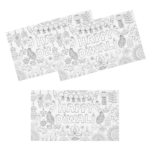 Papel de dibujo Diwali Hemobllo con 3 rollos antidesgarro para graffiti