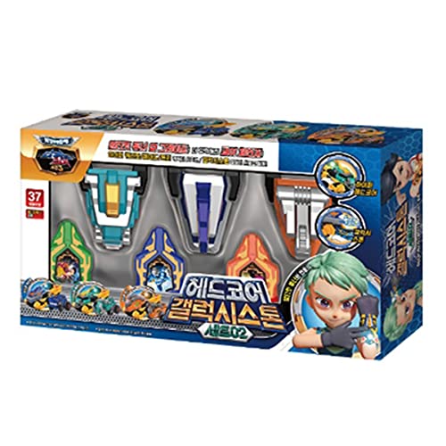 Géneric Dino Core Season 3 Head Core Galaxy Stone Set No.2 (Head Core 3 Types + Galaxy Stone 3 Types), Korean Version