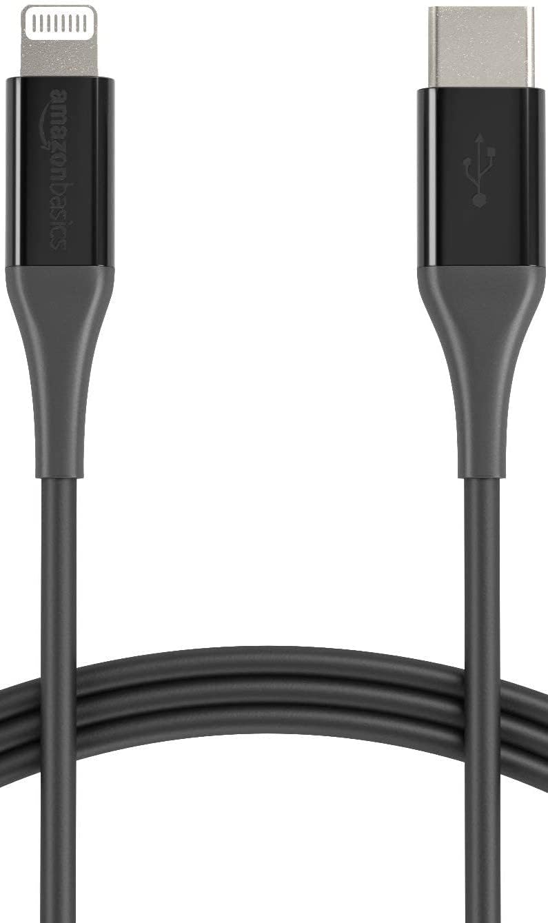 Amazon.com: Amazon Basics USB-C to Lightning Cable, MFi Certified ...