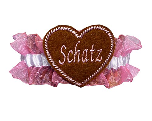 Strumpfband.de Knöchelband zum Dirndl in Rosa Cover