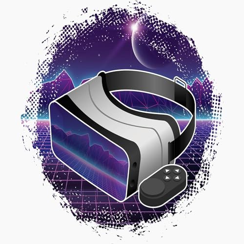 CafePress VR Headset Virtual Reality Gamer Gamin Trucker Hat, Classic Baseball Hat, Unique Trucker Cap Black/White