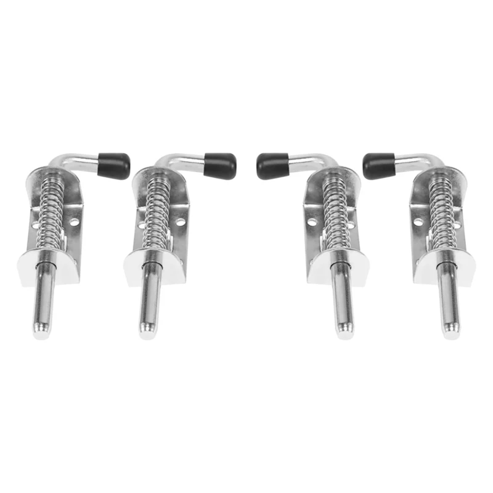 Loquet à ressort en acier inoxydable 304 argent 128x42mm pour fermeture de porte