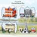 2462PCS Paris Skyline Micro Mini Blocks Architecture Building Set Model Kit with The Louvre and Eiffel Tower(Not Compatible with Lego Architecture Sets and Hard),Creative Decor Collection or Prensent