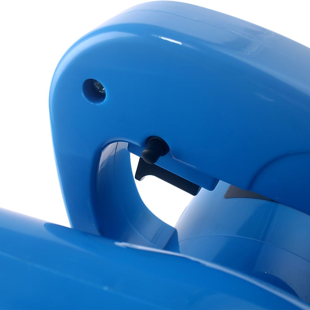 Soplador de Hojas Inalámbrico 750W 220V-240V EFICIENCIA Alta Blower ELECTRICO CAFILIZADOR DE APLICACIÓN Polvo COLECTOR PUBLO(750W Blue)