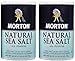 Morton Salt Natural Sea Salt - 26 oz - 2 Pack