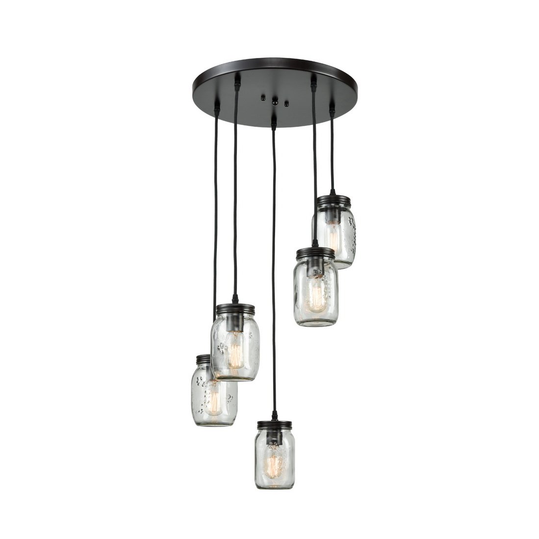 Buy EUL Antique Mason Jar Chandelier Pendant Light Adjustable Kitchen