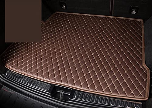 YHXUANTE Alfombrilla para Maletero Coche para BMW 3 Series E21 E30 E36 E46 E90 E91 E92 E93 F30 F31 F34 F35 G20 G21 G28 Alfombrillas Cuero PU para Coche Estera Maletero (Color : Café) Cover