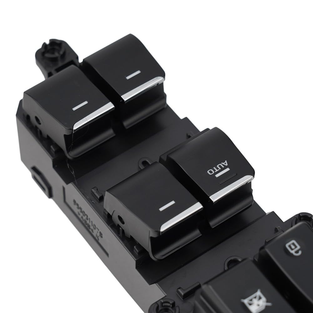 Commutateur de vitre électrique côté conducteur pour Hyundai Tucson 2016 2017 2018 LHD avec fonction de haut en bas automatique remplace OEM 93571-d3000 noir ABS plastique installation directe pièce