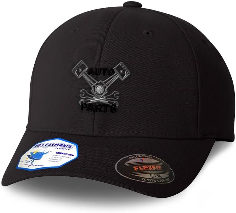 Flexfit Cap for Men & Women Embroidered Vintage Piston Sign Mechanic Embroidery Flexfit Hats Baseball Caps