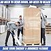 Long Handle Pallet Stretch Wrap Dispenser, Stretch Wrap Dispenser for Film Width 12-20 inch, Rolls 1.5