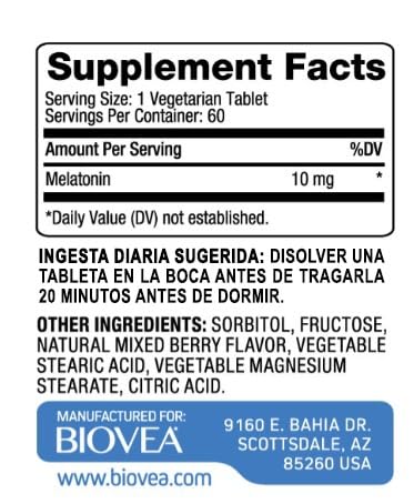 melatonina 5 mg comprar Marca BIOVEA (2)