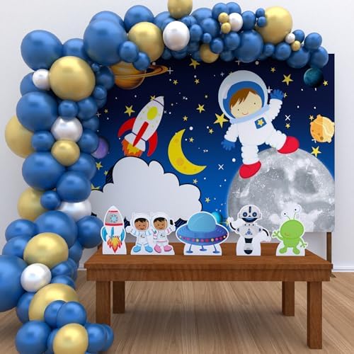 Kit Decoração Festa de Aniversário Infantil Astronauta