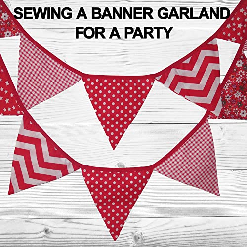 Bias Tape Double Fold 1/2 Inch, Double Fold Bias Binding Tape 55 Yards (Wine Red) And 4 Pieces Sewing Fabric Chalks For Crafts, Sewing, Seaming, Hemming, Piping, Quilting. #TOP3