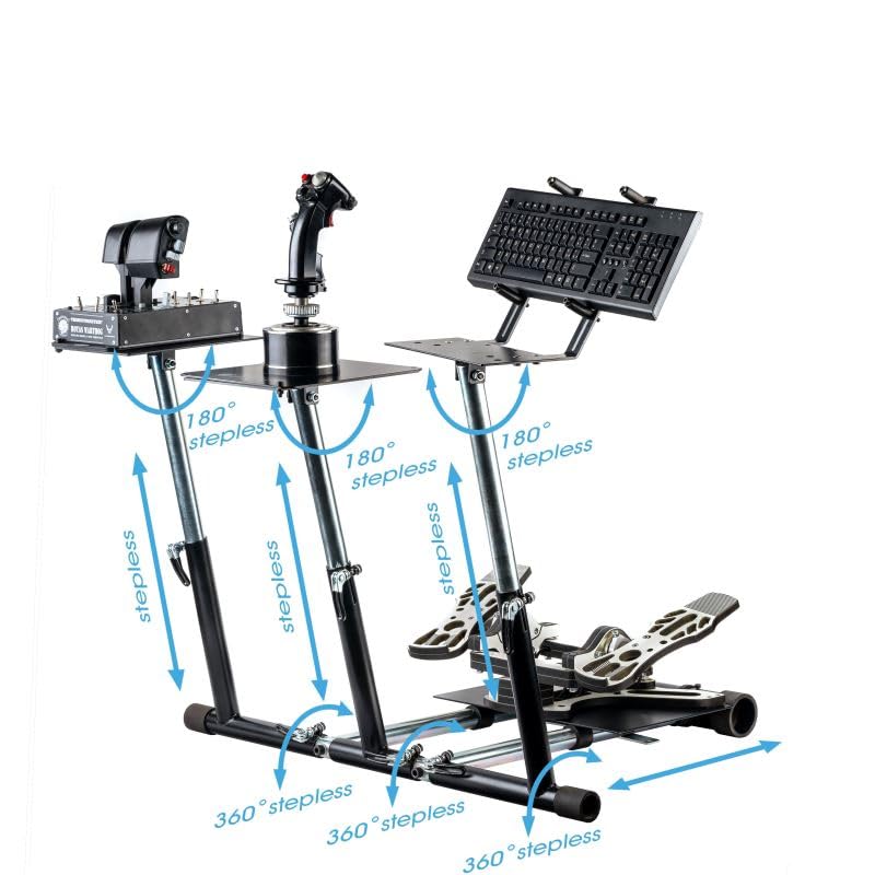 Wheel Stand Pro, SUPER WARTHOG soporte de palanca de mando para Thrustmaster HOTAS WARTHOG, Saitek X55/X52/X52