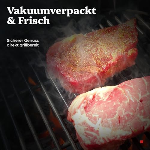 DER PFARÖLLER Spareribs St. Louis Cut – Premium BBQ-Ribs – Ideal für Smoker, Grill & Ofen – Zartes Fleisch für authentischen BBQ-Genuss (2 x 1 kg)