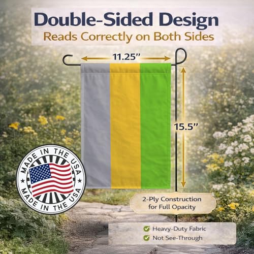 Drapeau de jardin LithRomantic Pride CK8003GF décoration extérieure multicolore - 5