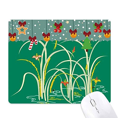 Tapis de souris de jeu vert culture de l'eau pour un bureau de Noël inspirant et design