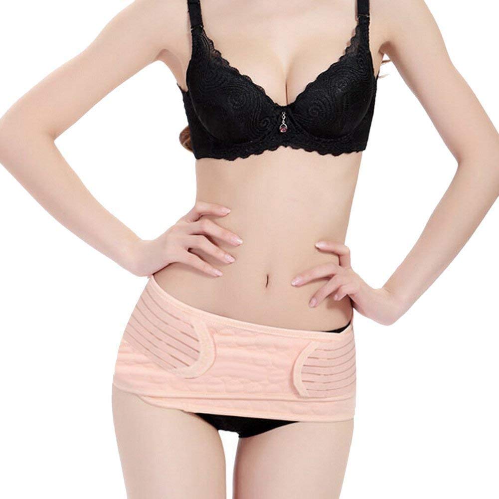Cintura elastica da donna per gravidanza, maternità, traspirante, post parto, pancia snellente, colore-L