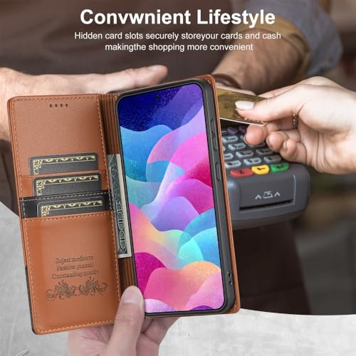 Protection intégrale Samsung Galaxy A16 étui marron antichoc anti-rayure