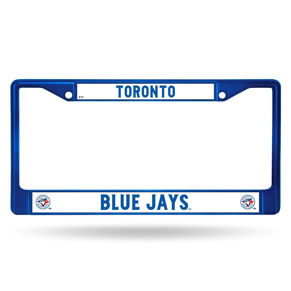 Rico MLB Blue Jays Chrome Frame, Blue, 15 x 8