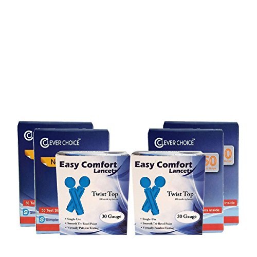Clever Choice Resupply Bundle - Test Strips & Lancets (200ct) by Clever Choice