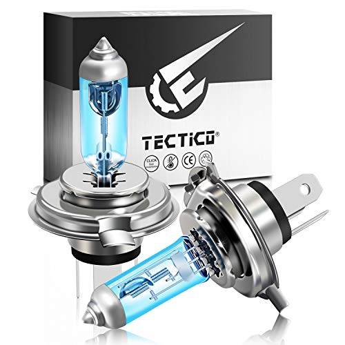 TECTICO HS1 halogenowa żarówki 12V 35W ciepła biel +130% ultra super jasny światła drogowe/mijania światło przeciwmgielne reflektor samochodowy zamiennik, 2 lampy