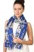 Anika Dali Women's Bonjour Paris Print Scarf, Ideal for Travel, Chic, Lightweight (2 Colors)