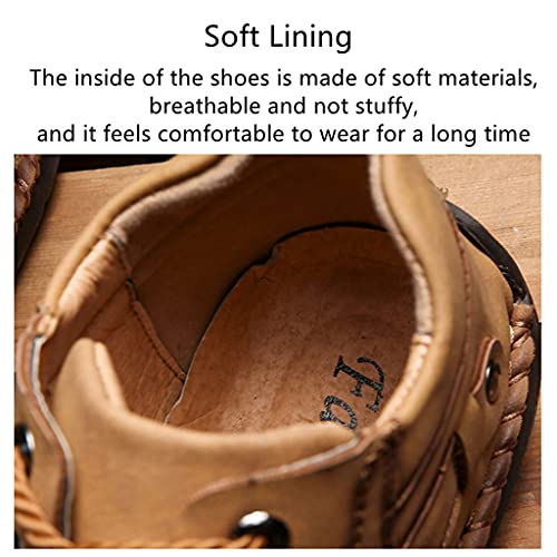 Men's Casual Loafers Brogue Male Driving Penny Shoes Oxford Gentleman Leather Moccasin Men Ankle Boots for Walking Traveling Outdoor3