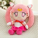 LINKOM Plush Doll Cute Cartoon Figure Plushie Stuffed Toy Soft Cushion Pillow Gift Collection Decoration for Fans Kids Girls (25cm/9.84inch, Pink)