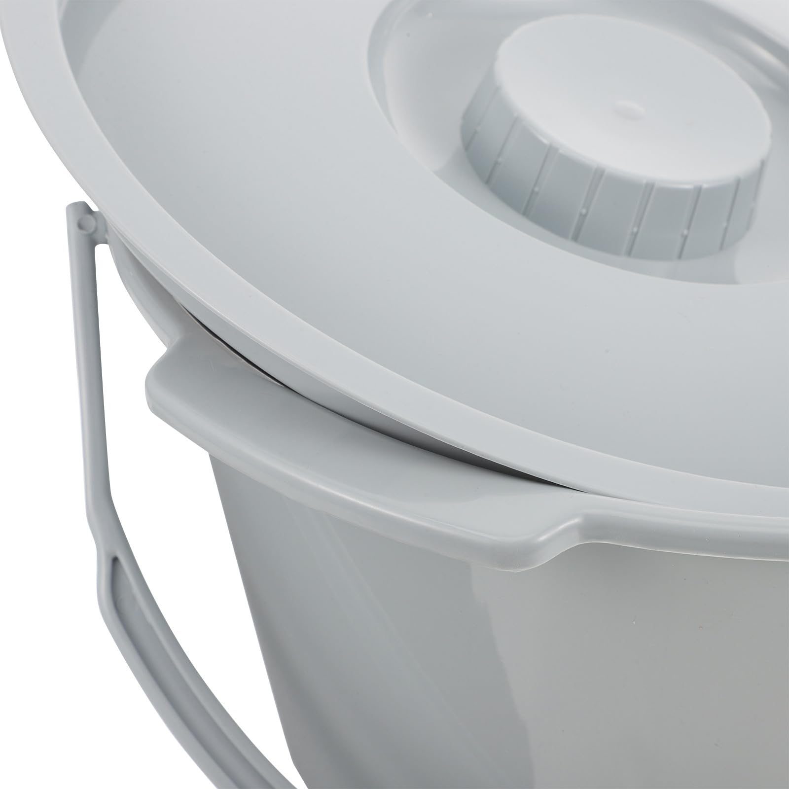 Ipetboom Vaso da Notte Donne in Gravidanza Anziani e Manico e Coperchio Leggero in Plastica Portatile Superficie Liscia e Base Piatta per Anziani e Donne in Gravidanza
