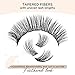 LASHVIEW Lash Clusters, 144 Pcs Cluster Lashes, DIY Cluster Eyelash Extensions Mega Volume Reusable Individual Lashes Cluster Volume Look Super Thin Band & Soft(Volume,C-10-16mix)