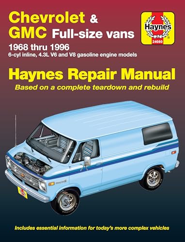1968 1996 Chevy Van Full Size Van Full Size