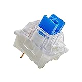 outemu Blue Switch 3 Pin Keyswitch- Gateron& Cherry MX Equivalent DIY Replaceable Switches for Mechanical Gaming Keyboard (20 PCS) … (Blue)