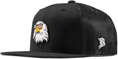 Party Eagle PVC Flat Trucker Black