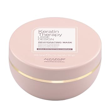 Alfaparf Milano Lisse Design Keratin Therapy Rehydrating Hair Mask - Post Keratin Treatment Deep Conditioning Hair Mask for Frizz Control & Moisture Retention - Dry Hair Treatment 6.7 oz
