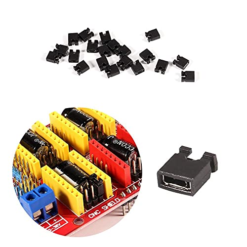 Lysee 3D Printer Parts & Accessories - Aokin 4PCS RAMPS 1.4 Mechanical Switch Endstop + CNC Shield V3.0 Jumpers DRV8825 A4988 GRBL Stepper Motor Driver Heat Sink - (Color: 3D Printer CNC Kits)