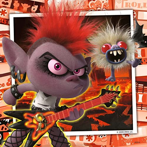 Puzzle 3 x 49 pièces Les trolls : Tournée mondiale Ravensburger France - vue 5