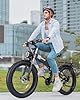 Folding Electric Bike for Adults - 1500W 37MPH Ebike with 48V 20AH 960Wh Battery - 26" x 4.0" 75 Miles - 21-Speed Gears - Beach Mountain Snow Electric Bicycle UL Certified #5