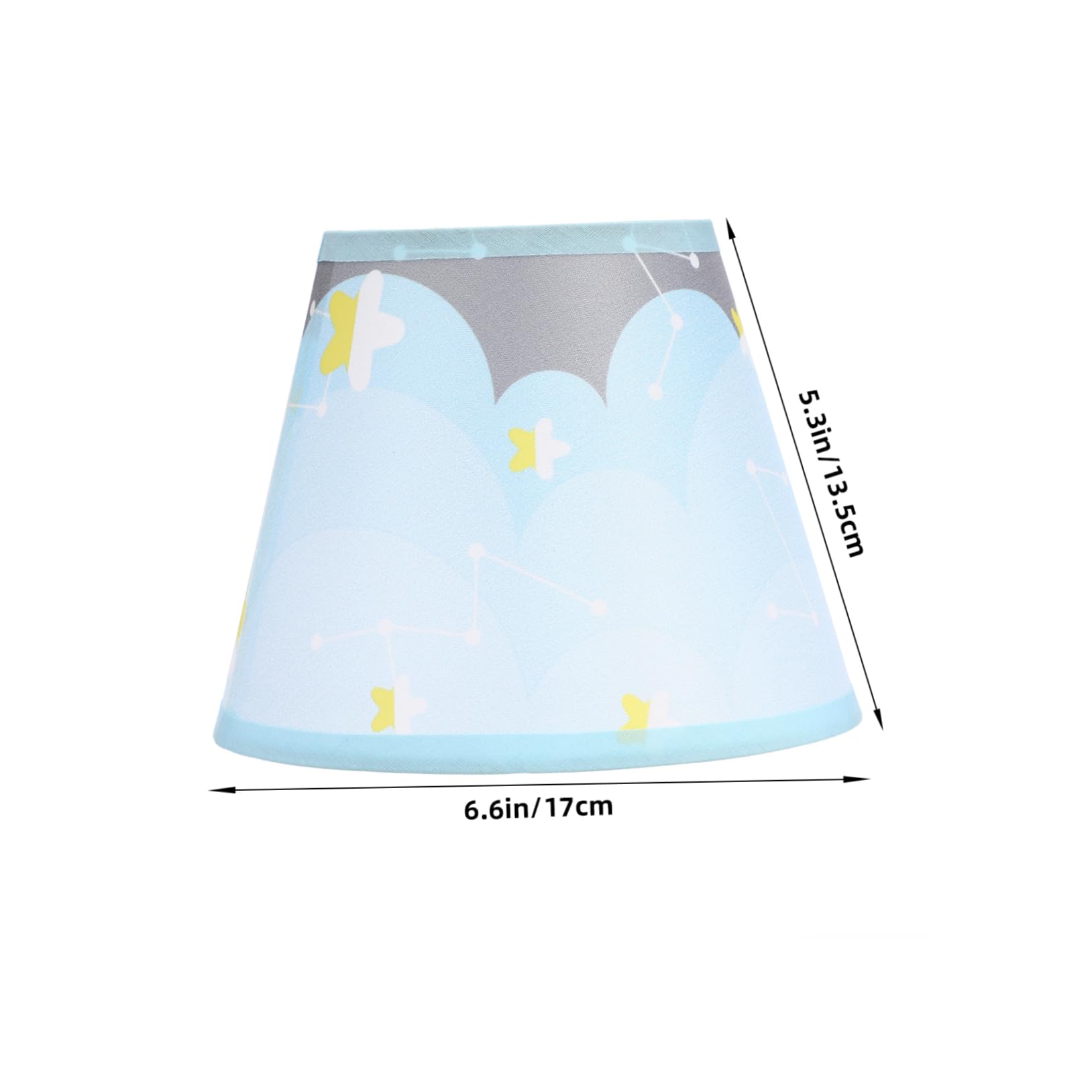 OSALADI Clip On Lampshade Large Lamp Shade for Floor Lamps Drum Lamp Shade Pendant Shade Nursery Lamp Shade Handmade Petal Lampshade