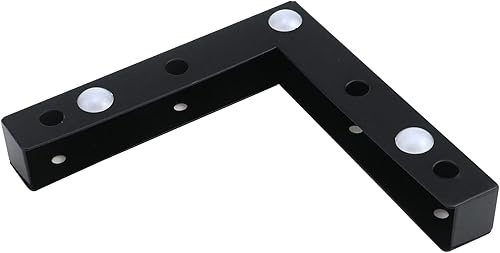 Miniatura 3 de Geesatis Patas de metal para muebles, patas de muebles de 1 pulgada  0.984 in de altura para gabinete, sofá, mesa, piezas de repuesto, con tornillos