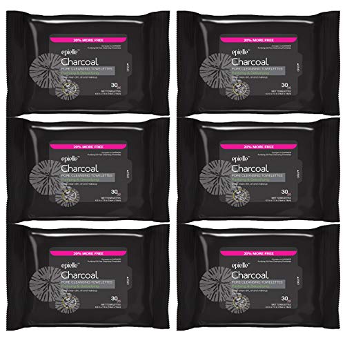 Epielle Charcoal Pore Cleansing Facial Tissues Wipes Towelettes - 30ct (Sheets) per pack