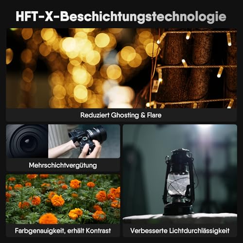 Rollei AF 85 mm F/1.8 Vollformat Objektiv für Nikon Z mit STM-Autofokus | HFT-X Beschichtung | Vollmetall Gehäuse 477g Kompatibel mit Kamera APS-C Z50/Z30/Zfc und Full Frame Z9/Z8/Z7/Z6/Z5 Series