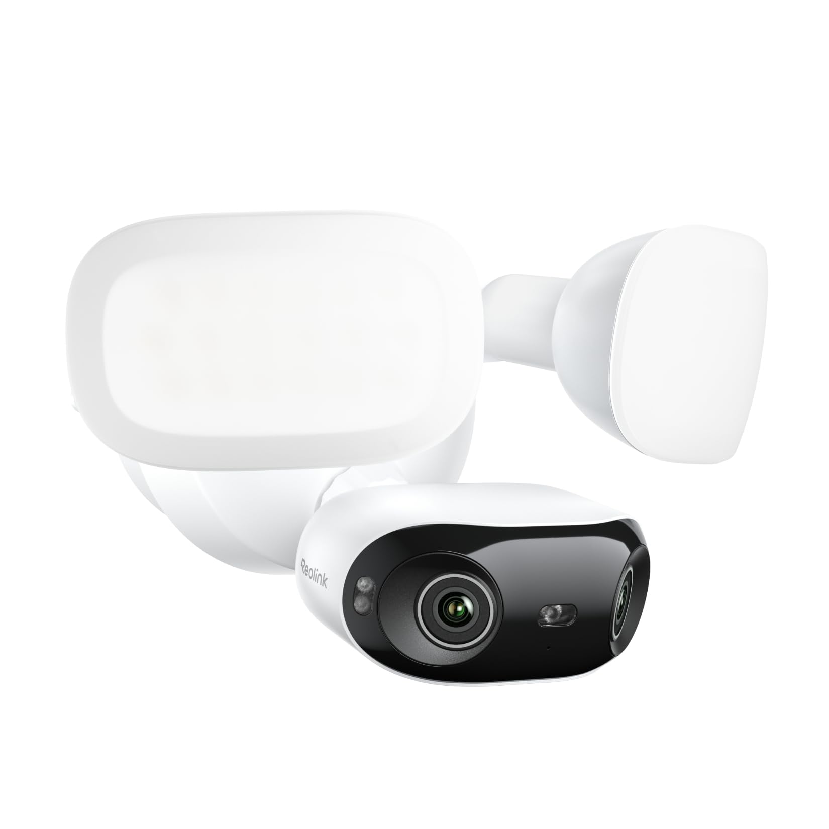 Reolink Outdoor WiFi Camera, Cámara panorámica de 180° con Reflector, Búsqueda de vídeos con IA Local, Detección Inteligente de Personas/vehículos/Animales, Audio bidireccional, Elite Floodlight WiFi